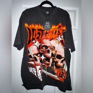 Black and Orange Graphic Tee